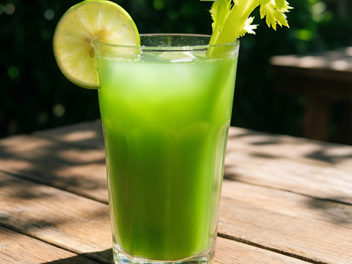 Crisp Celery-Lime Refresher