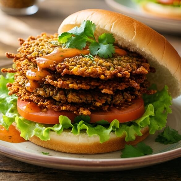 Crispy Spiced Lentil Fritter Sliders