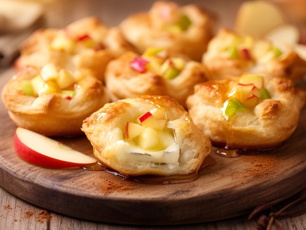 Crunchy Apple-Cinnamon Brie Bliss Bites