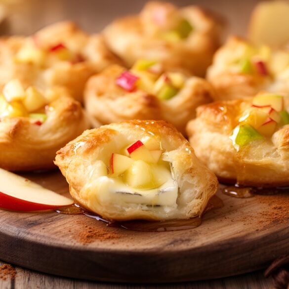 Crunchy Apple-Cinnamon Brie Bliss Bites