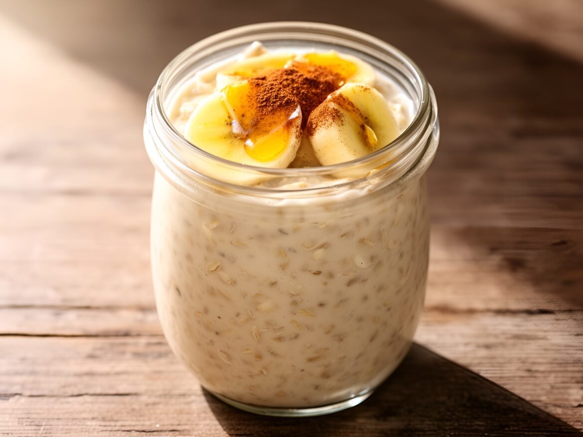 Decadent Cinnamon-Bourbon Vanilla Overnight Oats