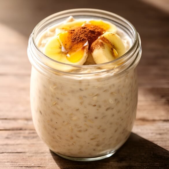 Decadent Cinnamon-Bourbon Vanilla Overnight Oats