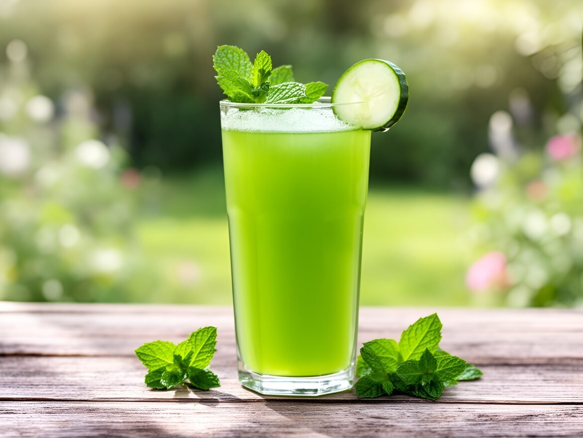 Refreshing Cucumber-Mint Chiller with Basil Infusion