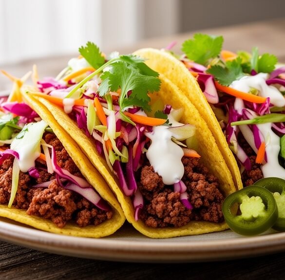 Smoky Chipotle Beef Tacos with Crunchy Slaw