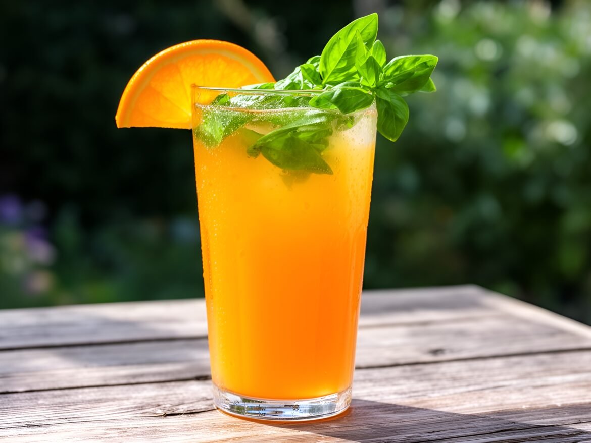 Sunkissed Orange-Basil Cooler: A Refreshing Citrus Delight