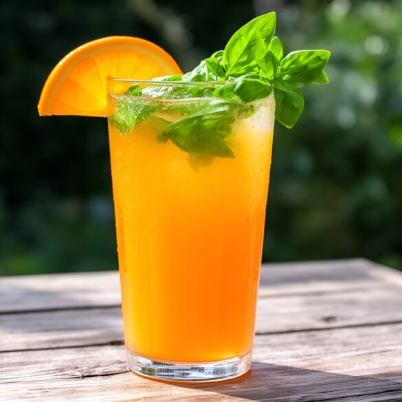 Sunkissed Orange-Basil Cooler: A Refreshing Citrus Delight