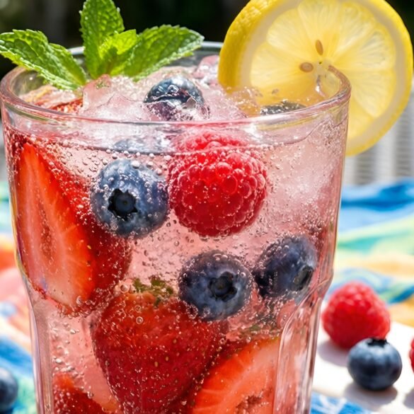 Chill-Out Berry-Mint Lemonade Spritz