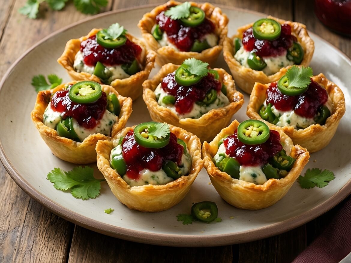 Cranberry-Jalapeño Cheese Bites with Sweet Heat