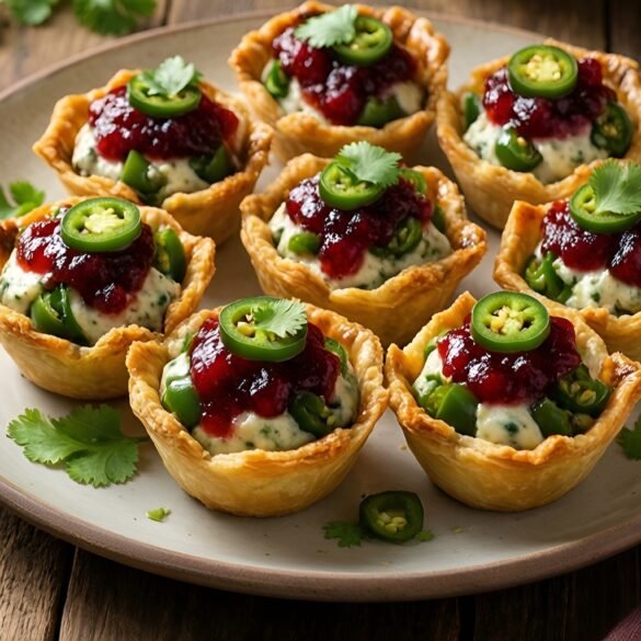 Cranberry-Jalapeño Cheese Bites with Sweet Heat