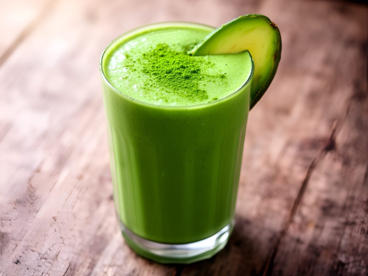 Creamy Avocado-Matcha Smoothie Bliss