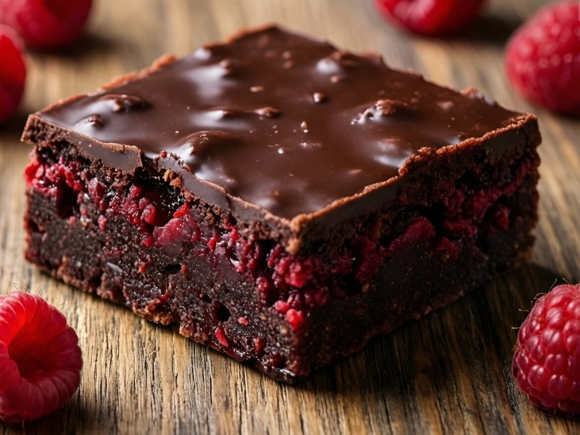 Crispy Chocolate-Covered Raspberry Dream Bars