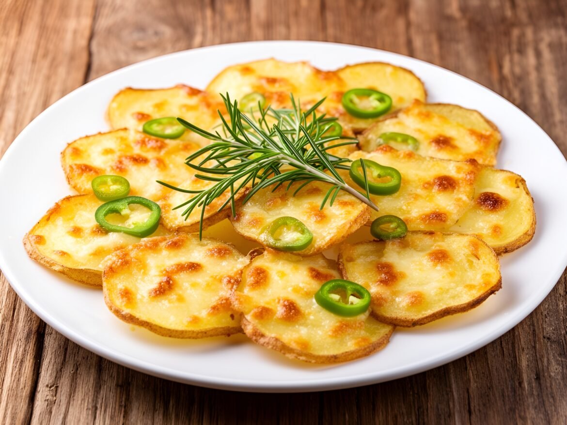 Crispy Rosemary Parmesan Potato Nachos