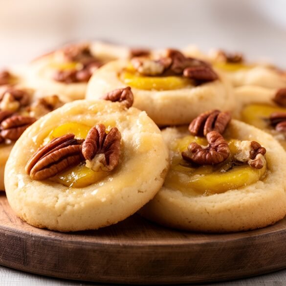 Decadent Caramelized Banana-Pecan Shortbread Cookies