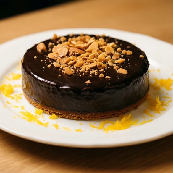 Decadent Chocolate-Orange Dream Tart with Almond Crunch