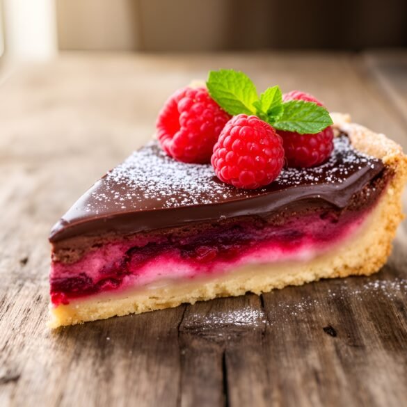 Decadent Chocolate-Raspberry Dream Bars