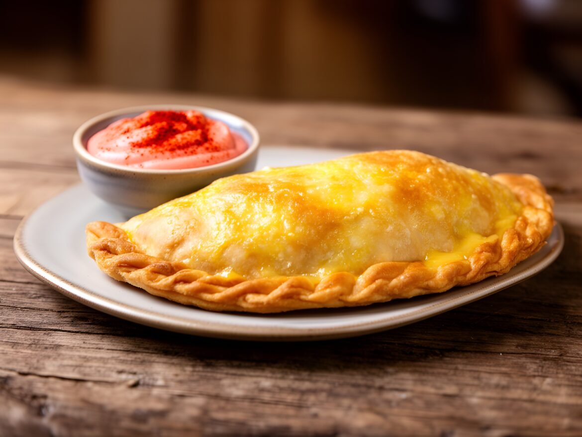 Delicious Savory Sweet Potato & Caramelized Onion Empanadas with Spicy Aioli