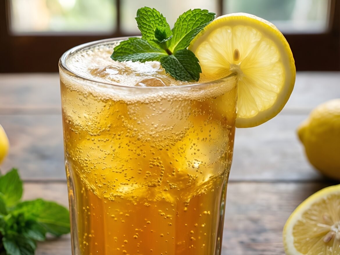 Fizzy Spiced Chai Lemonade