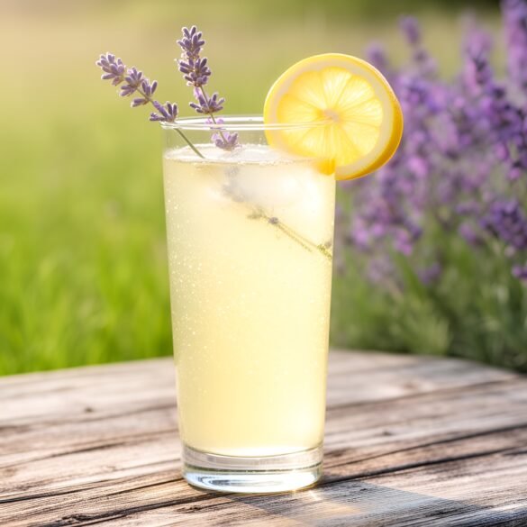 Honey-Drizzled Lavender Lemonade Spritzer