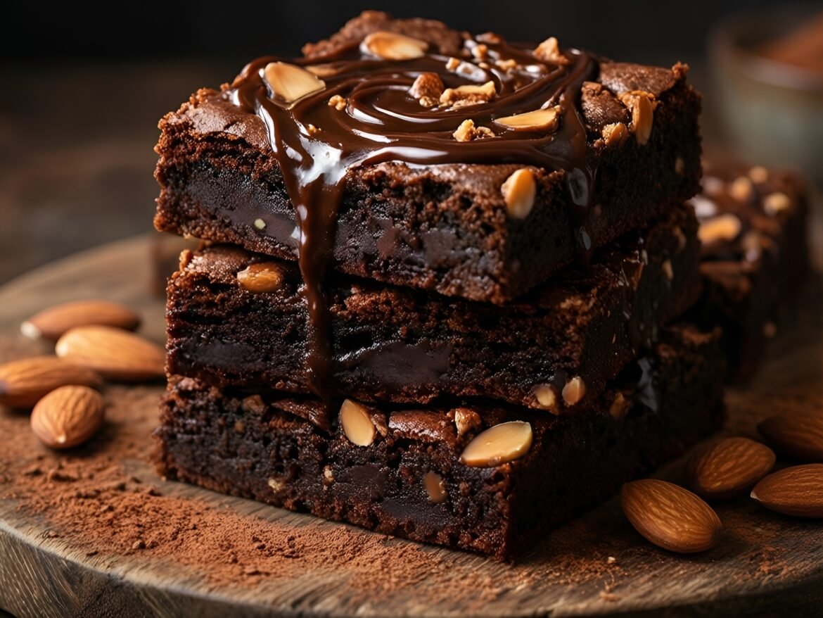 Indulgent Espresso Swirl Mocha Almond Fudge Brownies