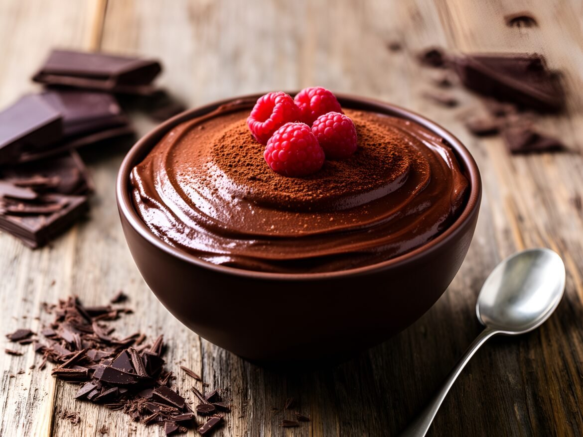 Indulgent Silky Dark Chocolate Avocado Mousse