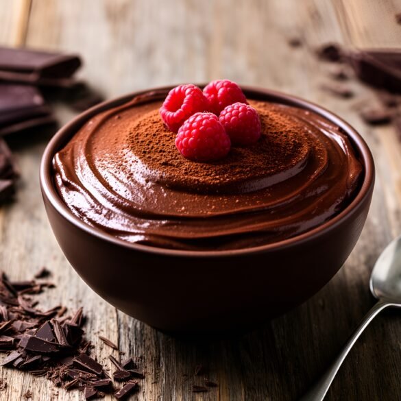 Indulgent Silky Dark Chocolate Avocado Mousse