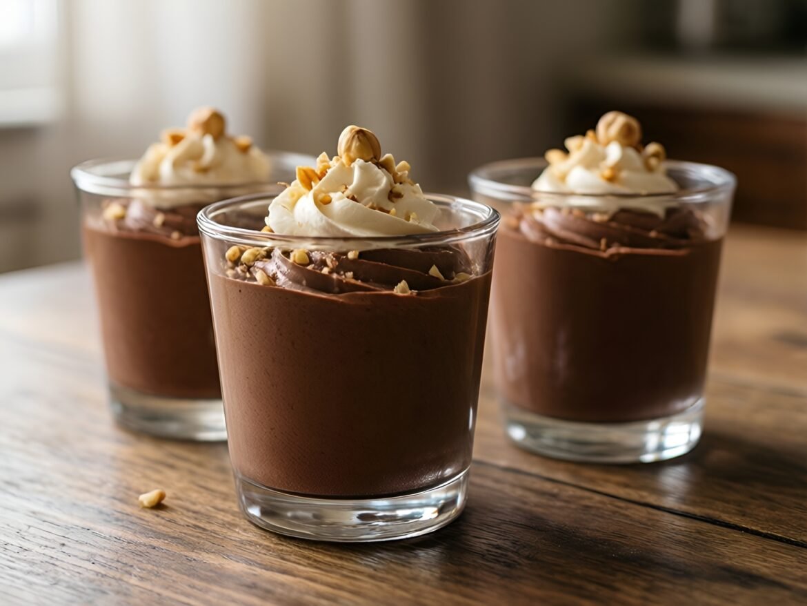 Irresistible Mocha Hazelnut Mousse Cups