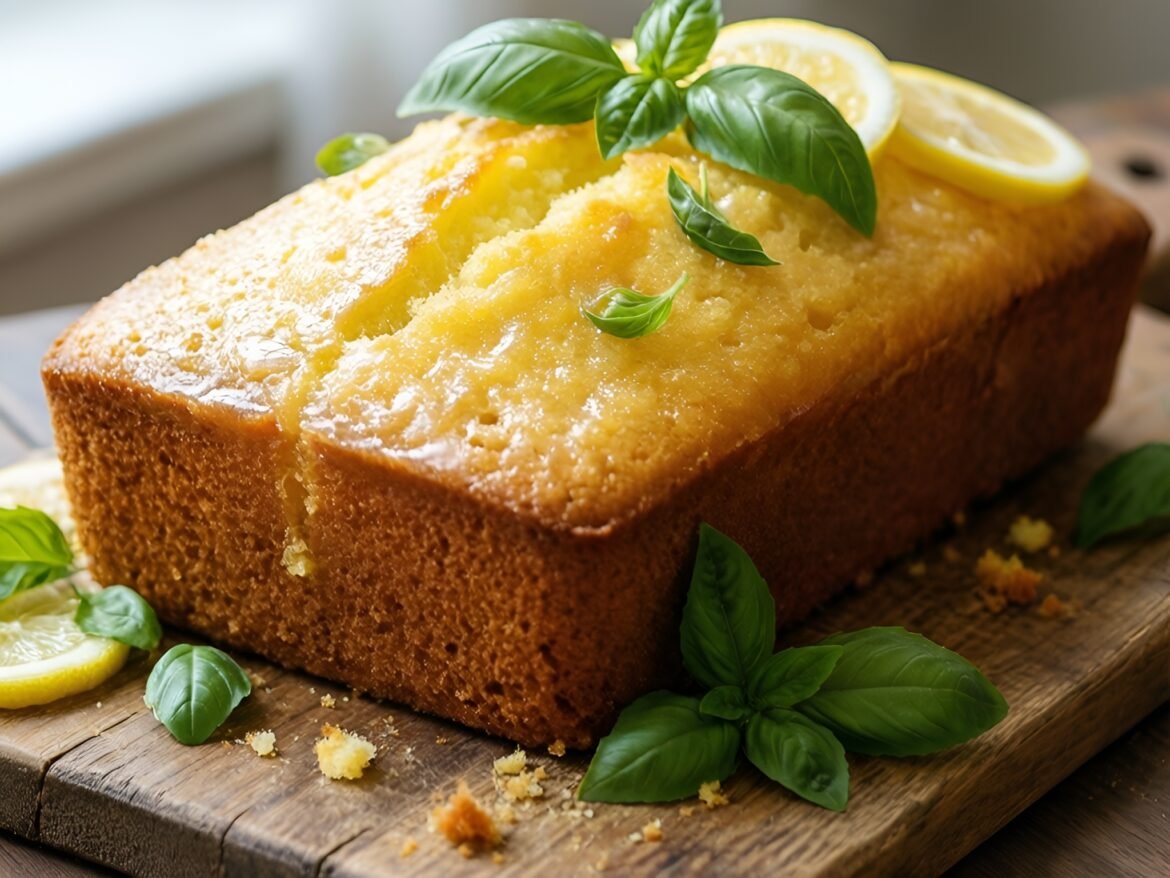 Lemon-Basil Ricotta Pound Cake