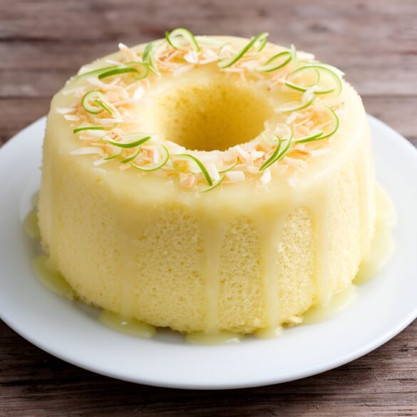 Light and Zesty Coconut-Lime Chiffon Cake