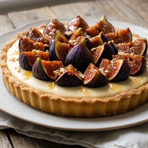Luscious Caramelized Fig Tart with Almond Cream