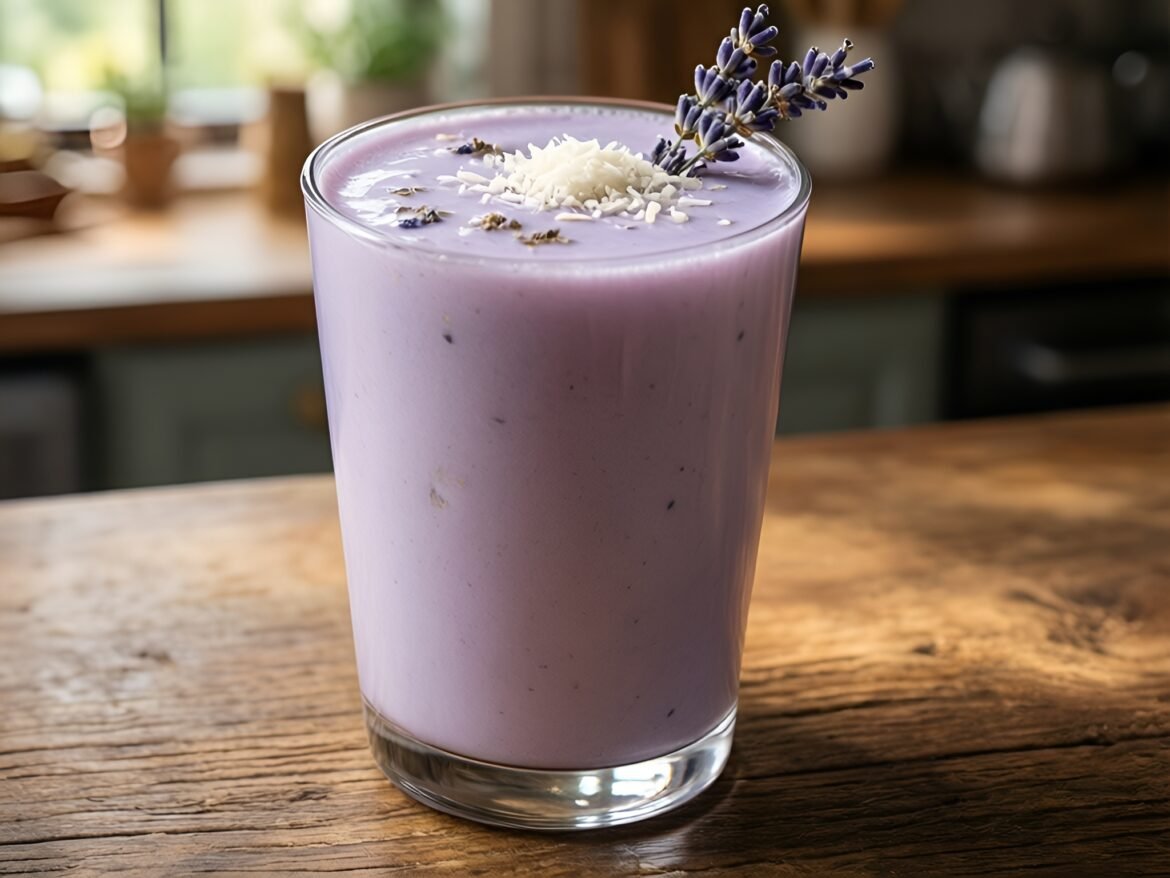 Luscious Coconut-Lavender Dream Smoothie