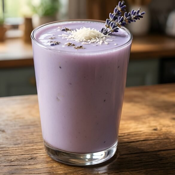 Luscious Coconut-Lavender Dream Smoothie