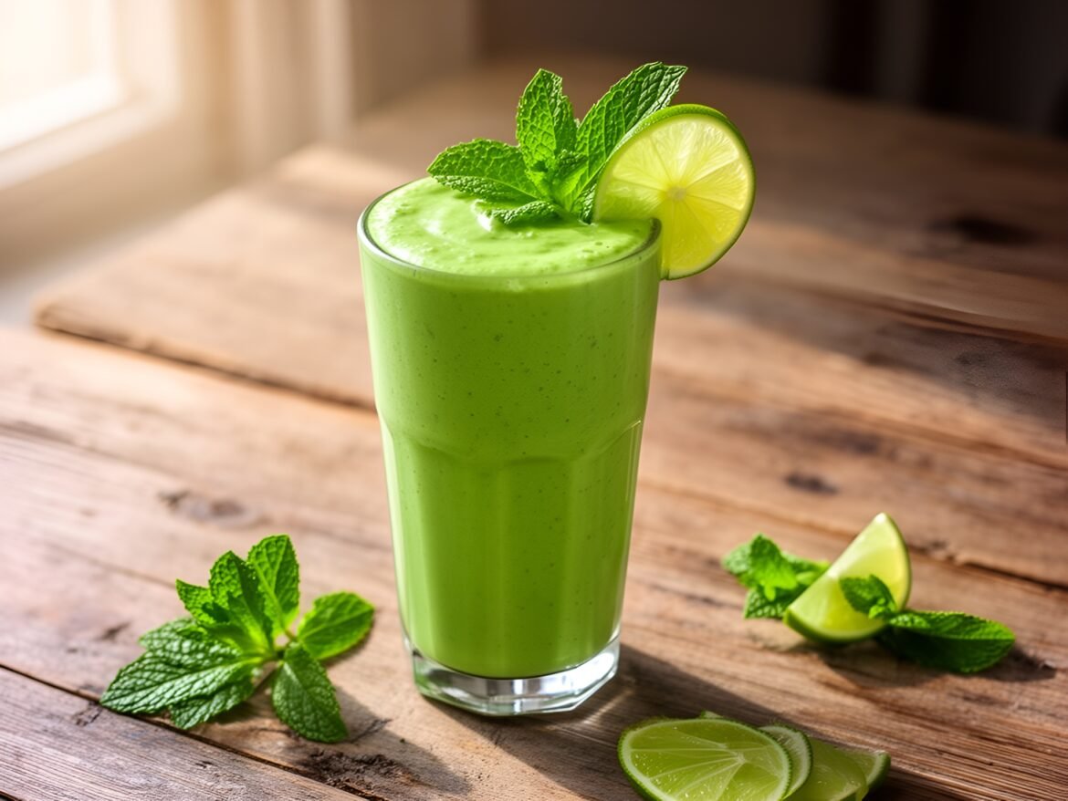 Lush Avocado-Mint Smoothie Delight
