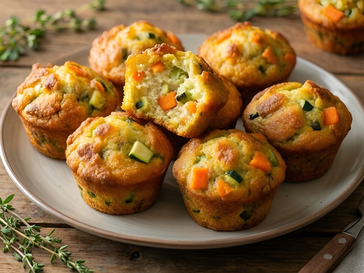 Mini Chicken & Veggie Muffins with a Sneaky Twist