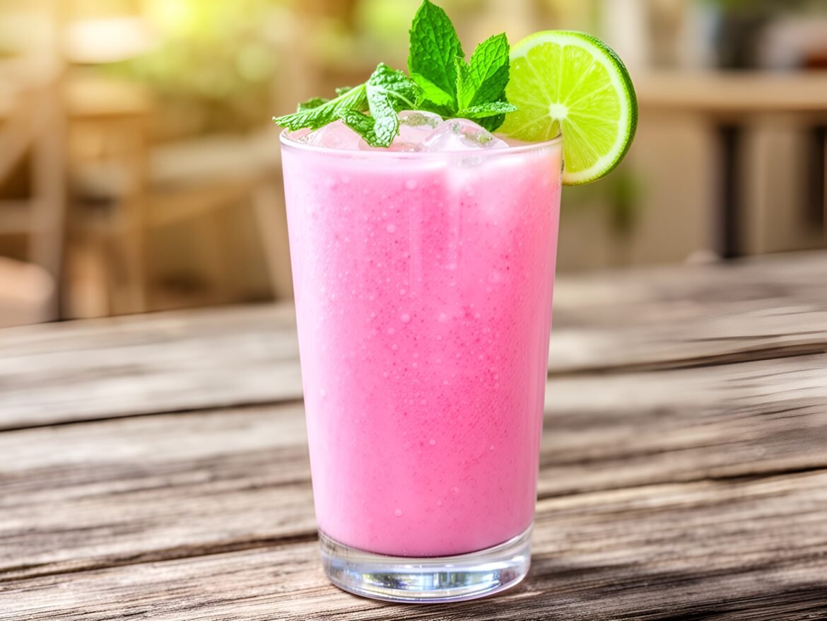 Refreshing Hibiscus Coconut Fizz