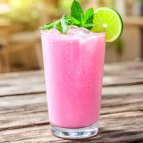 Refreshing Hibiscus Coconut Fizz