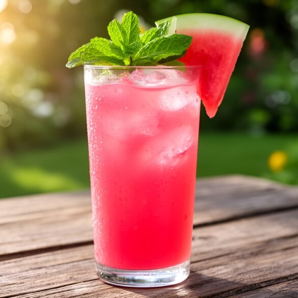 Refreshing Minty Watermelon Splash Cooler