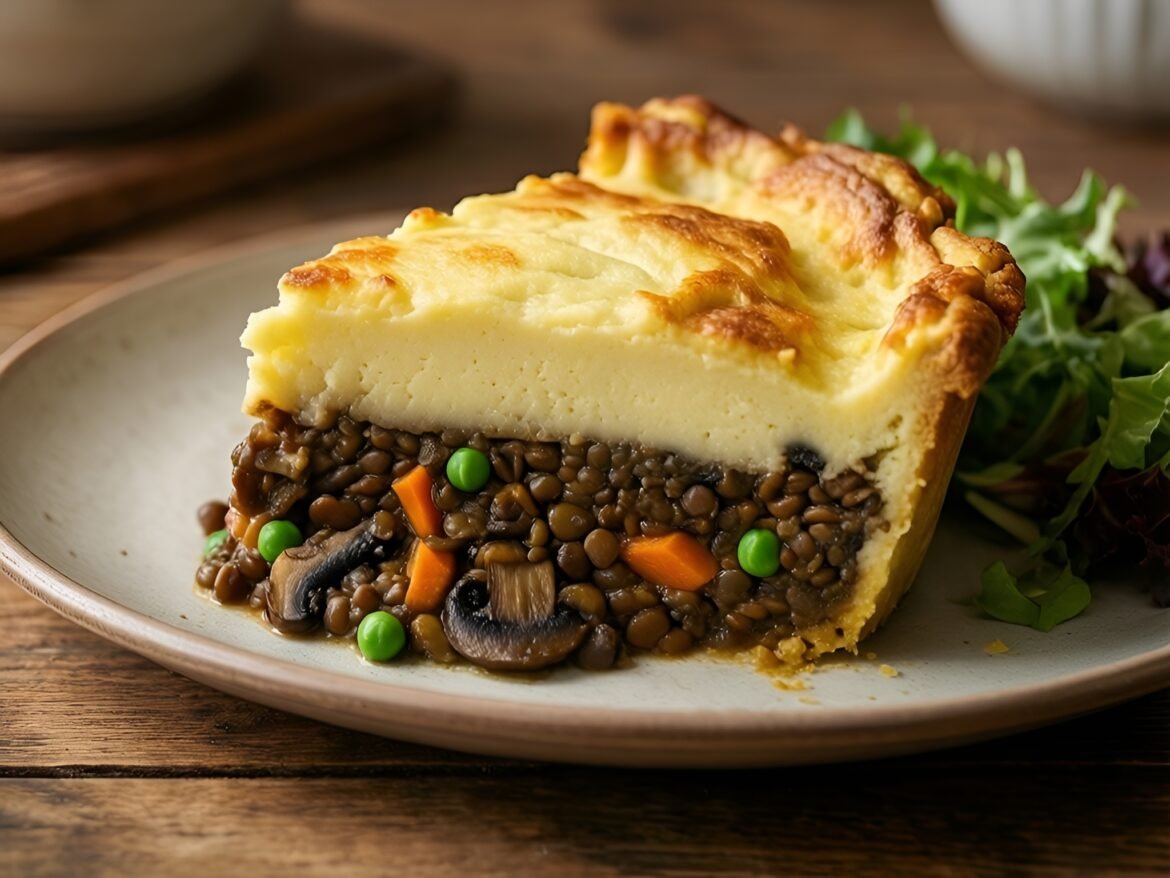 Savory Mushroom-Sage Lentil Shepherd's Pie
