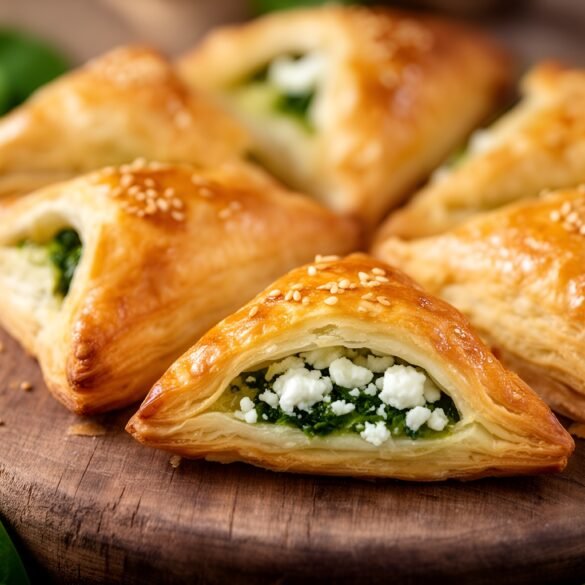 Savory Spinach-Feta Puff Pastry Bites
