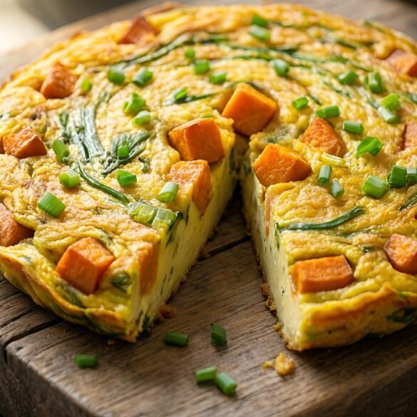 Savory Sweet Potato and Chive Frittata
