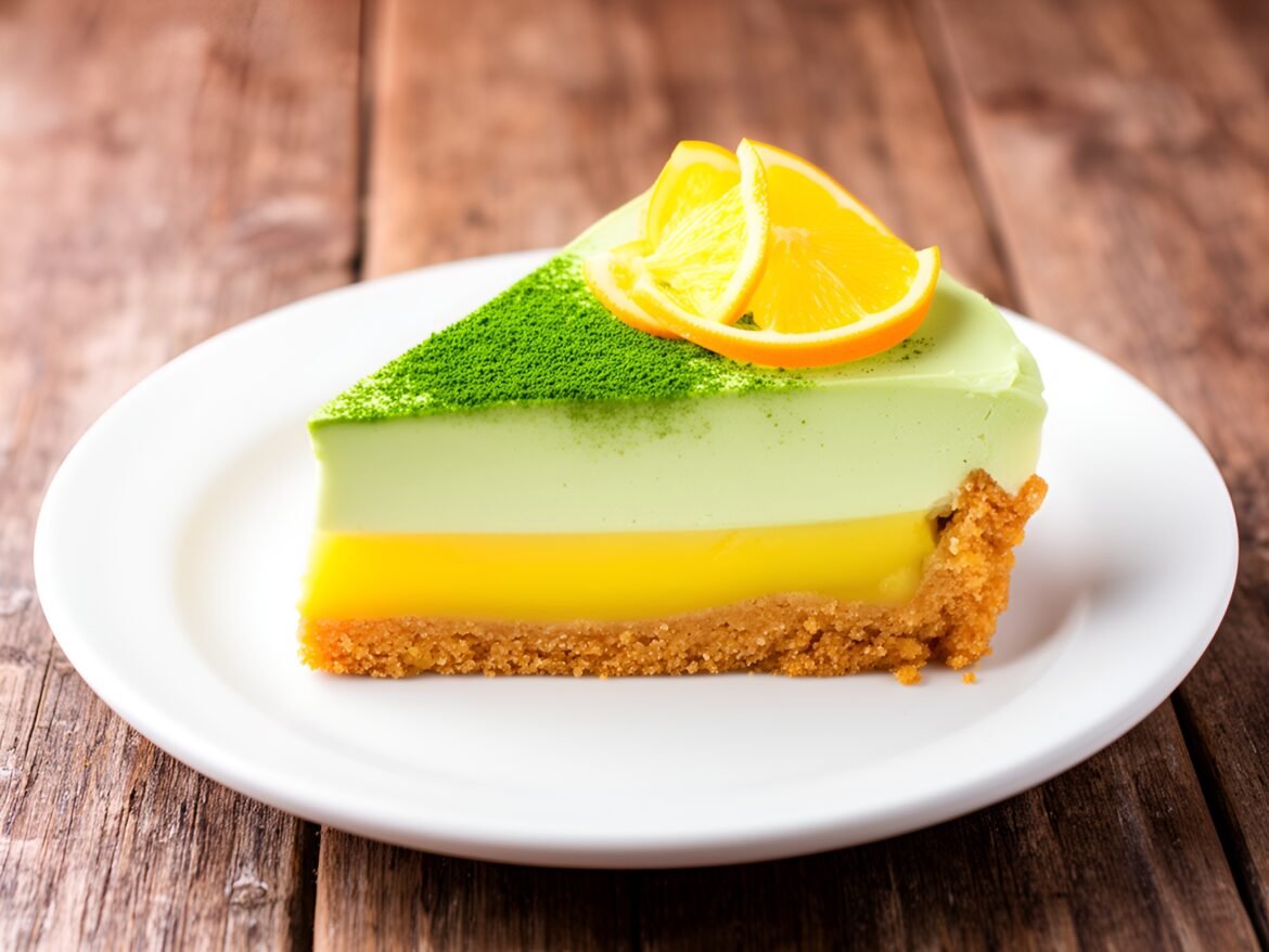 Silky Citrus-Matcha Cheesecake with a Touch of Dreaminess