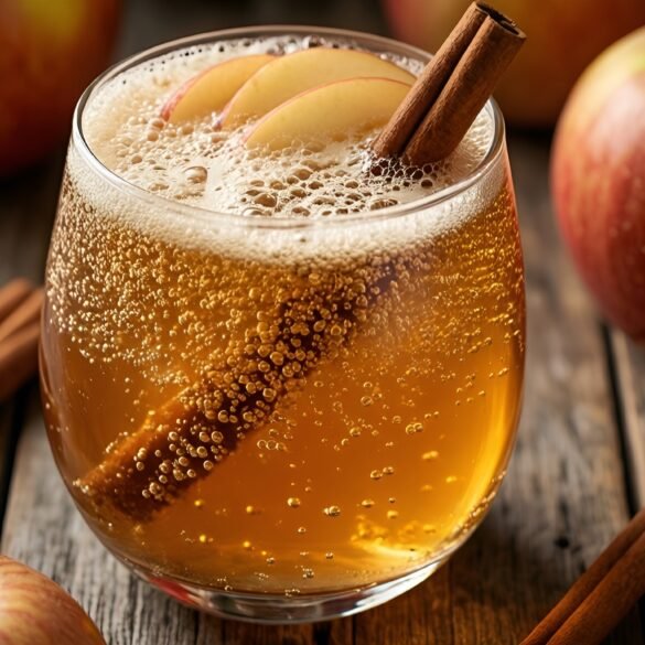 Sparkling Spiced Chai Apple Cider Fizz