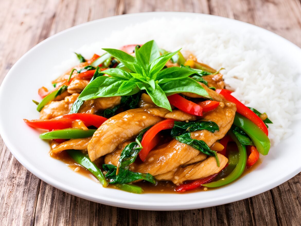 Speedy Thai Basil Chicken Stir-Fry