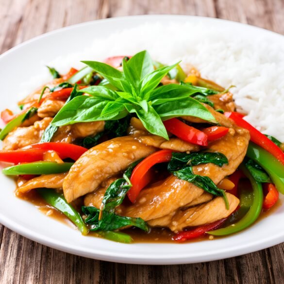 Speedy Thai Basil Chicken Stir-Fry