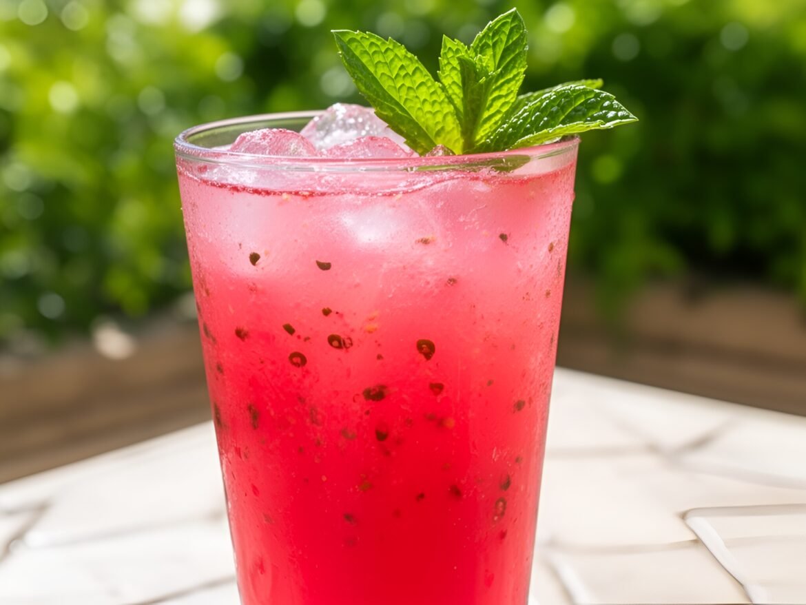 Spicy-Sweet Watermelon Chill: A Refreshing Summer Drink