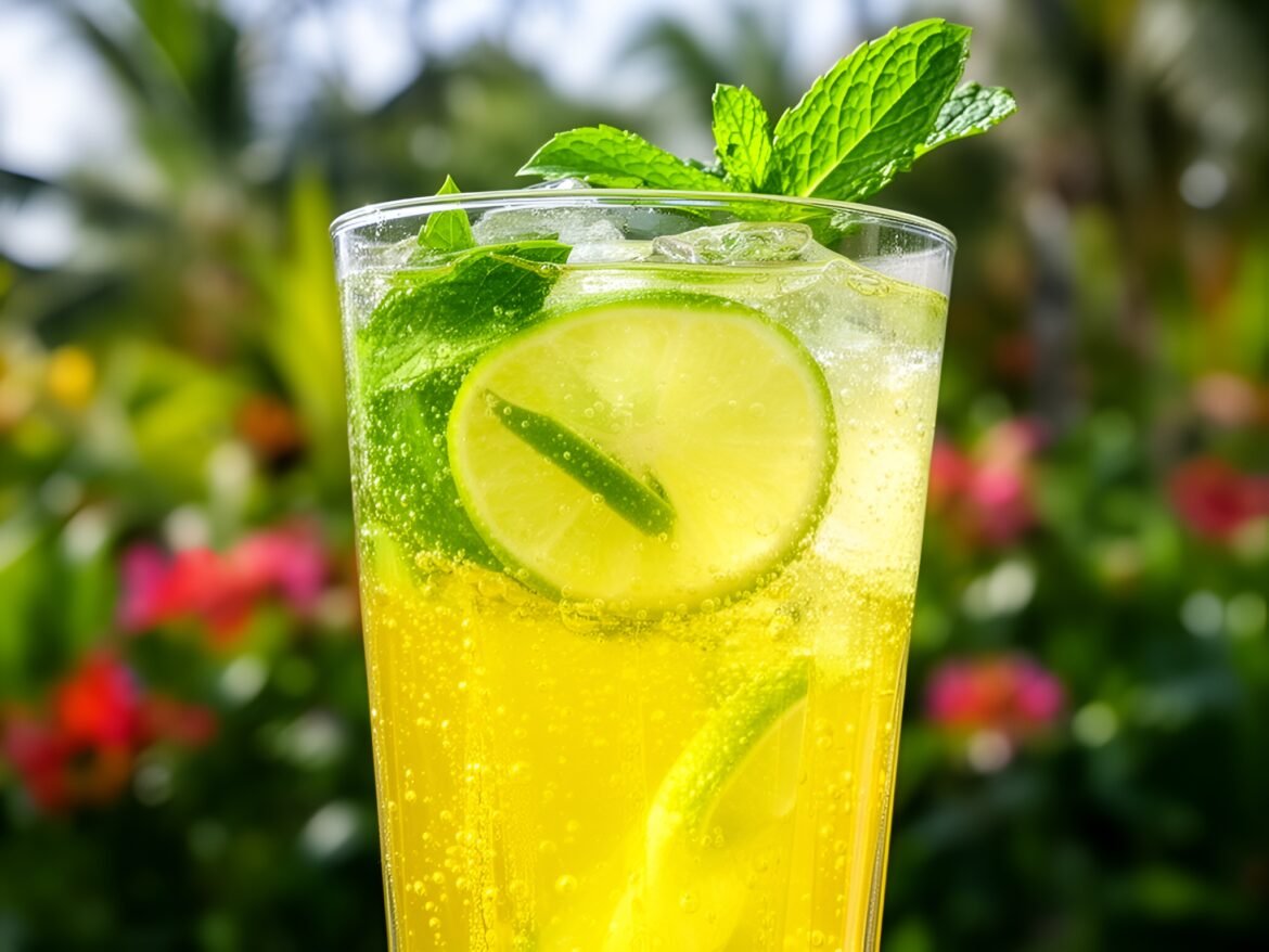 Tropical Breeze Green Tea Spritzer