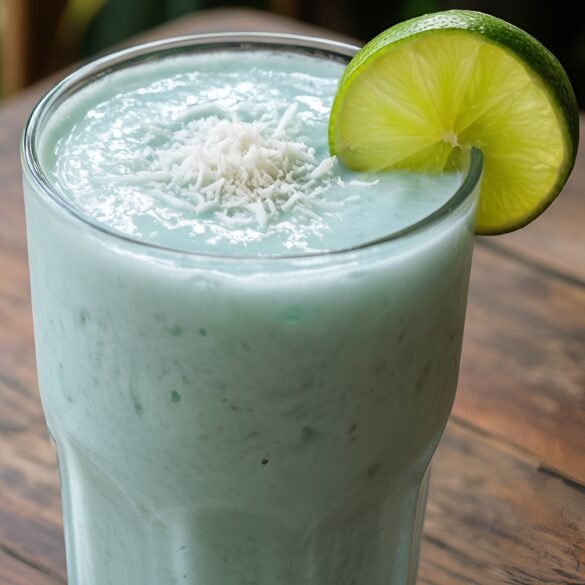 Tropical Creamy Coconut-Lime Dream Smoothie