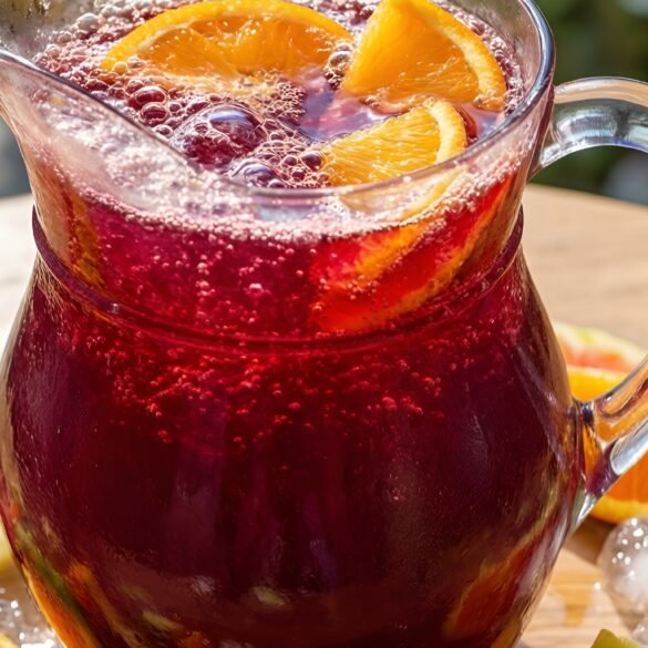 Tropical Hibiscus Sparkle Punch