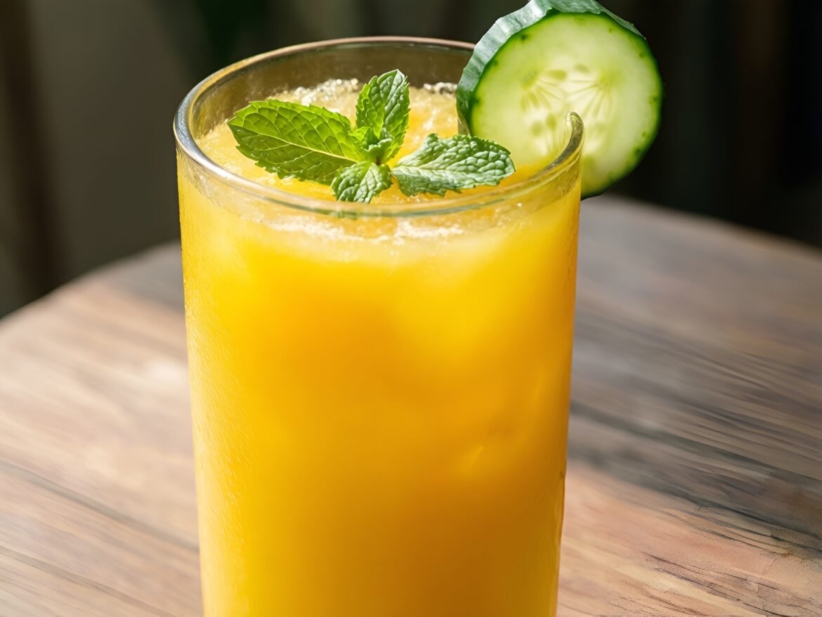 Tropical Mango-Cucumber Refresher