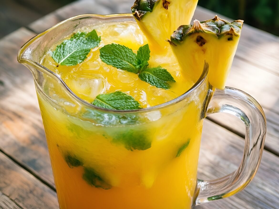 Tropical Spice Infused Pineapple Punch