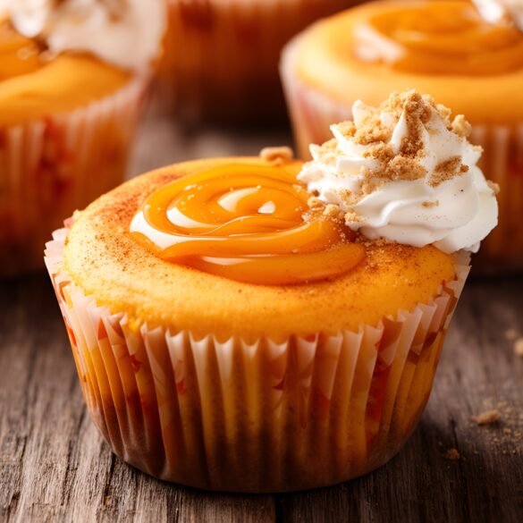Velvety Caramel Swirl Pumpkin Cheesecake Cups